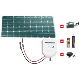 Kit panneau solaire Camping-car MPPT monocristallin UNITECK 100W