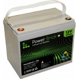 Batterie Lithium 12V 100Ah – LiFe (LiFePO4) – PowerBrick+ Batterie Lithium 12V 100Ah – LiFe (LiFePO4) – PowerBrick+