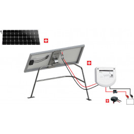 Kit solaire nautisme 100W - balcon Kit solaire nautisme 100W - balcon
