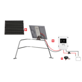 Kit solaire nautisme 50W - balcon