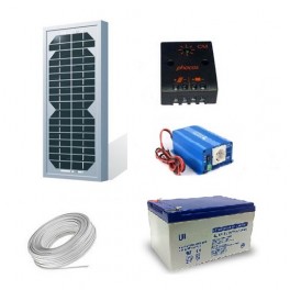 Kit solaire 5 Wc 220 Volts - 180 Watts Kit solaire 5 Wc 220 Volts - 180 Watts